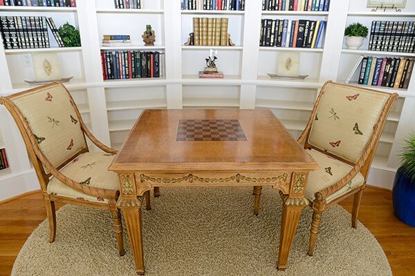 Chess Table at the Recovery Center