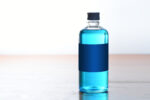 Blue bottle of Feel Free drink